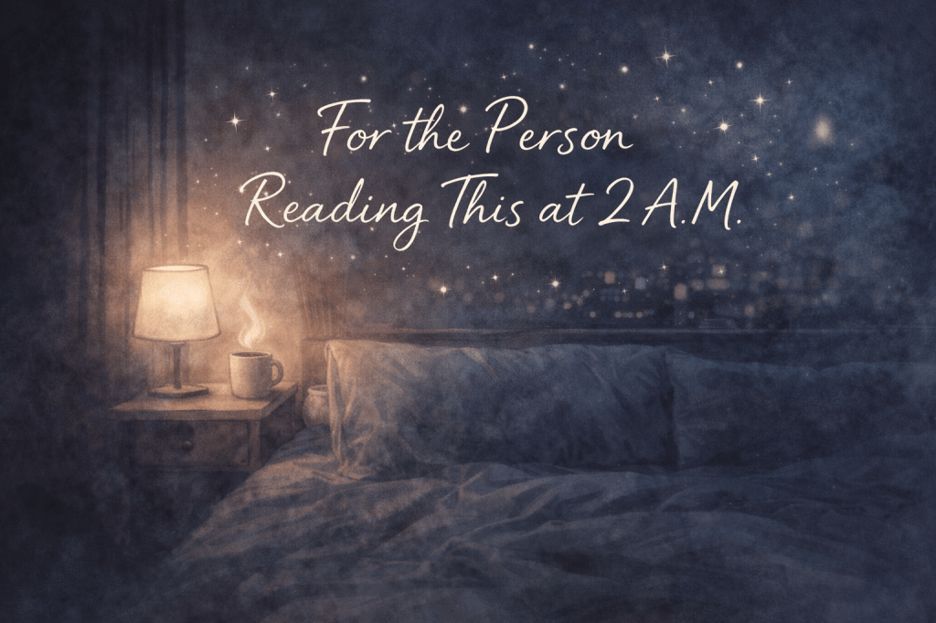 For the Person Reading This at 2&nbsp;A.M.